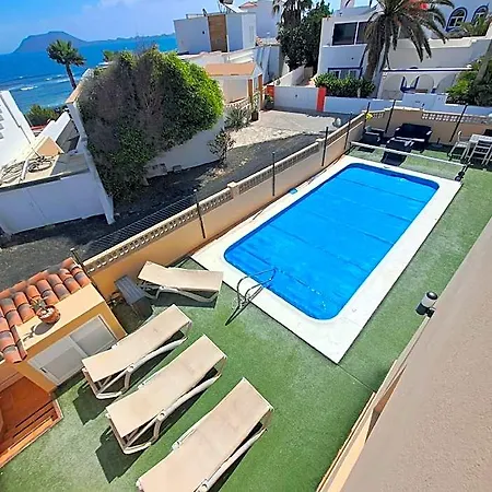 Rayo Azul, Piscina, Wifi, Vista Al Mar La Oliva